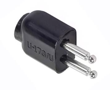 Microphone Plug, 2-Pin (U-173/U)