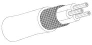 M27500 Extruded ETFE Tefzel Wire, 22AWG, 3 x M22759/16 Inner Conductor