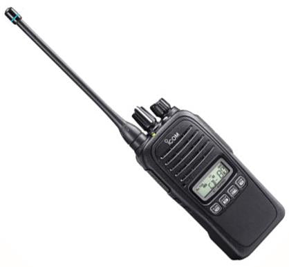 UHF CB Genggam, 5W, Tahan Air, 80+ Saluran, Hitam