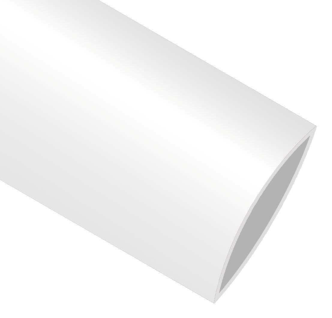 White Heat Shrink, 1/8 inch, 4ft stick (Price per foot) 2