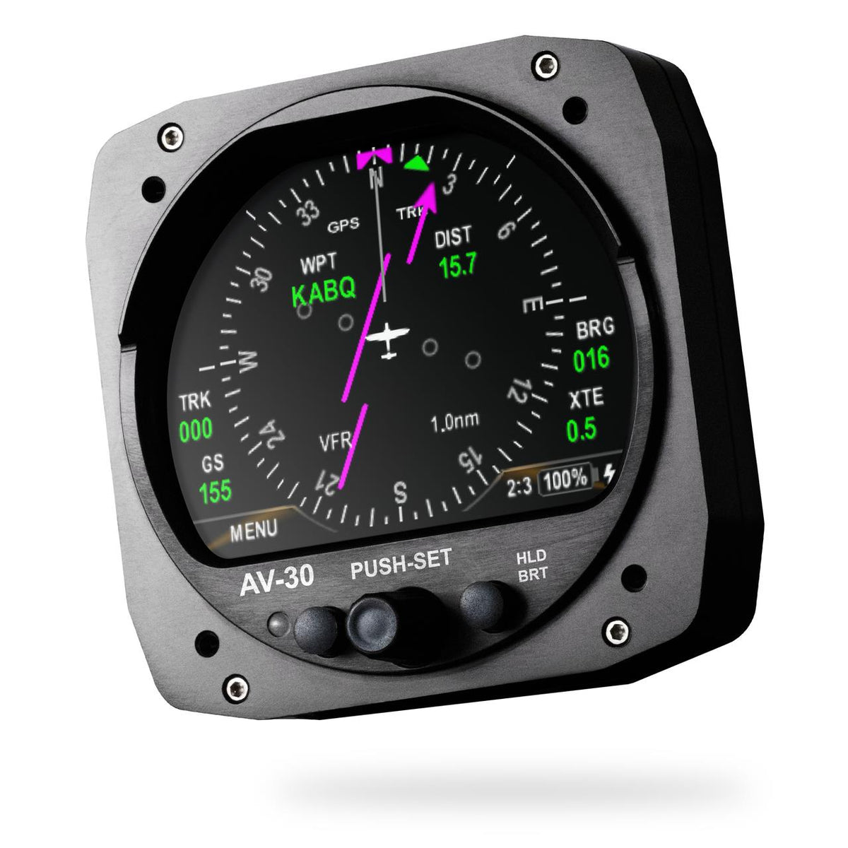 AV-30-E Experimental, 3in EFIS, w/- AV-Link Exp 3