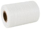Waxed Nylon Lacing Cord, 500yds, 103-2 (A-A-52080), White