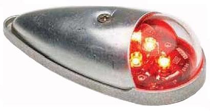 Lampu Posisi LED Merah, 14V