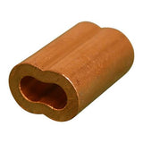 Oval Sleeve, 1/16in, Uncoated, Copper