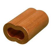 Oval Sleeve, 1/16in, Uncoated, Copper