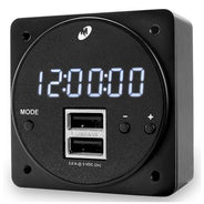 CHRONOS Clock, MAX Power USB Charger, 5 Mode, Dual USB-A 3