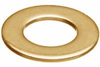 Aircraft Washer, Flat, Size: #8, Thickness: 1/64", Carbon Steel