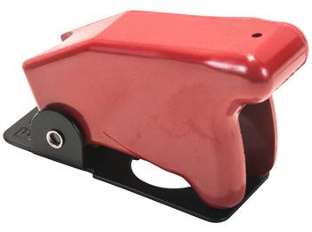 SWITCH GUARD | 1 hole, Red, 2 Position