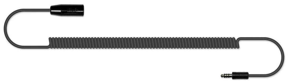 Helicopter Coiled Extension Cable, 2-6ft, U-174/U Jack &amp; Plug