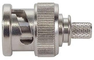 BNC Male Connector, Dual Crimp, Straight, RG-58 (TRF20)