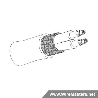 M27500 Extruded ETFE Tefzel Wire, 16AWG, 2 x M22759/18 Inner Conductor 2