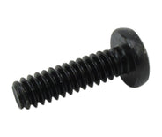 Machine Screw, Black, Pan head, 6-32, 1in 3