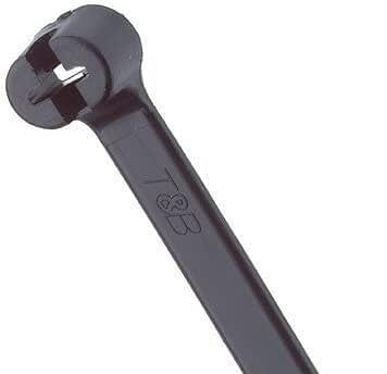 Pengikat Kabel TY-RAP, 7.3in, 50lb, Paket 1,000, Hitam