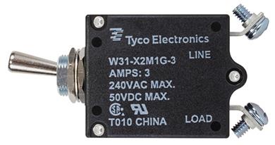 Circuit Breaker 3amp, W31X2M1G Series (TRF25) 2