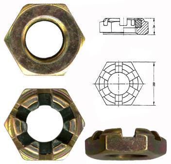 NUT | Castellated, Thread: 5/16-24 2