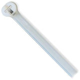 TY-RAP Cable Tie, 8in, 18lb, 1,000pk, Natural