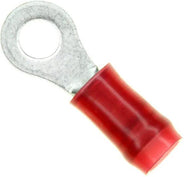 PIDG Ring Terminal 22-16G, #6, Red