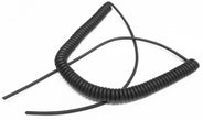 Headset Cord, Coil/Curly, 7 Core, No Plugs, 7ft
