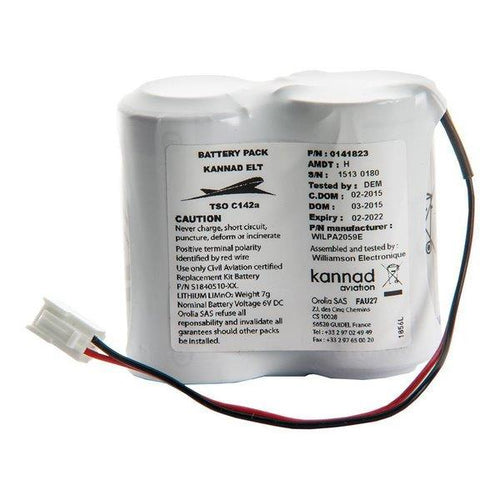 Bahan Berbahaya - Kit Baterai ELT BAT200, Integra &amp; Compact