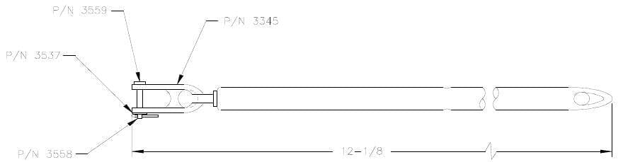 ETA Nov 26 for new stock - V Tension Unit, Pass-Thru Hole, Quick Disconnect, 32.7cm (Temporary production delay) 3