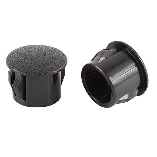 Circuit Breaker Hole Plug, Black Nylon, 0.437in Hole, 0.125in Panel
