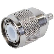 Connector, TNC Male, Crimp/Crimp, Straight, RG-142, RG-400