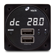 CHRONOS Clock, MAX Power USB Charger, 8 Mode, Dual USB-A