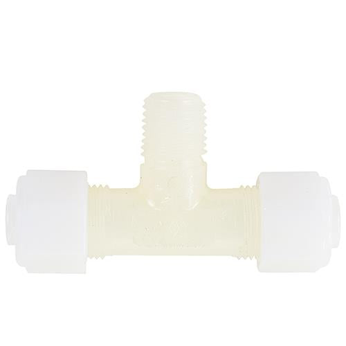 Nylo-Seal Male Branch Tee, 1/4in Tubing, 1/8in Pipe Thread
