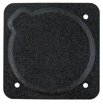 Cover Plate, Black Plastic, Fire Retard, 3-1/8in, Altimeter or VSI