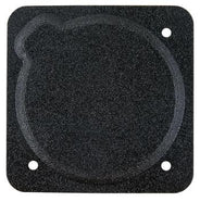 Cover Plate, Black Plastic, Fire Retard, 3-1/8in, Altimeter or VSI