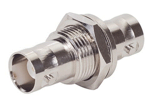 Adaptor, BNC Female to BNC Female, Straight, Bulkhead, Amphenol (TRF28)