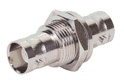 Adaptor, BNC Female to BNC Female, Straight, Bulkhead, Amphenol (TRF28)