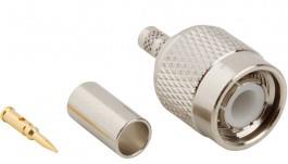 Connector, TNC Male, Crimp, Straight, RG-58, RG-141 (TRF25) 2
