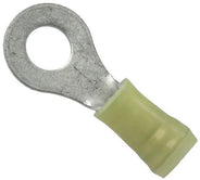 PIDG Ring Terminal 12-10G, 1/4, Yellow