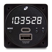 CHRONOS Clock, MAX Power USB Charger, 8 Mode, USB-A/C PD