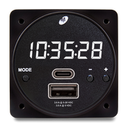 CHRONOS Clock, MAX Power USB Charger, 8 Mode, USB-A/C PD