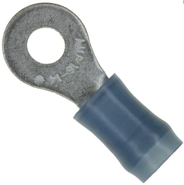 PIDG Ring Terminal 16-14G, #6, Blue