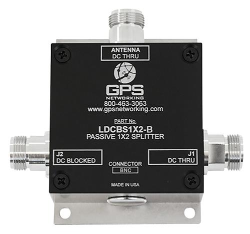Passive Antenna Splitter, 1 Input, 2 Output, BNC Connector