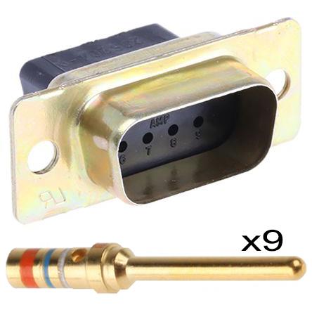D-SUB Connector, Male, 9-Pin, Crimp (TRF30.6) 2