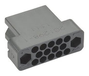 Rack &amp; Panel Connector, Female Block, 14 pin, Panel Mount
