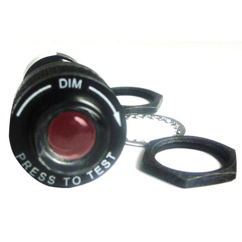 Indikator Press-To-Test, Merah (Bola lampu TIDAK disertakan) (TRF25)