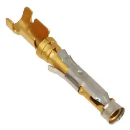 Soket Kontak, 18-16 AWG, Krimp, Emas/Nikel (TRF17)