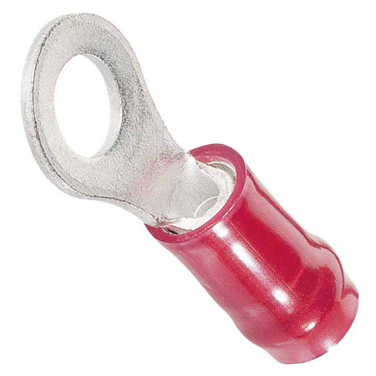 PIDG Ring Terminal 22-16G, 5/16, Red