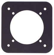 Instrument Reducer Plate, Black Anodised, 3-1/8 - 2-1/4in