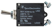Circuit Breaker, 15amp, W31X2M1G Series (TRF25) 2