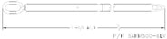 V Tension Unit, Pass-Thru Hole, Eye Attachment, 29.84cm 3