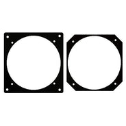 Instrument Reducer Plate, Black Anodised, 3ATI to 3-1/8in