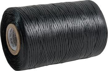 Waxed Nylon Lacing Cord, 500yds, 103-2 (A-A-52080), Black