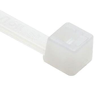 Cable Tie, Natural, 3.3 inch long, 18 lb strength