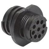 Circular Connector, 9-Pin Male, Free Hang (TRF17)